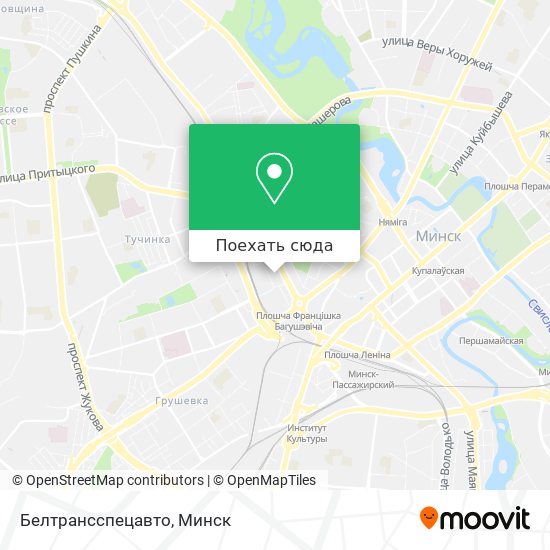 Карта Белтрансспецавто
