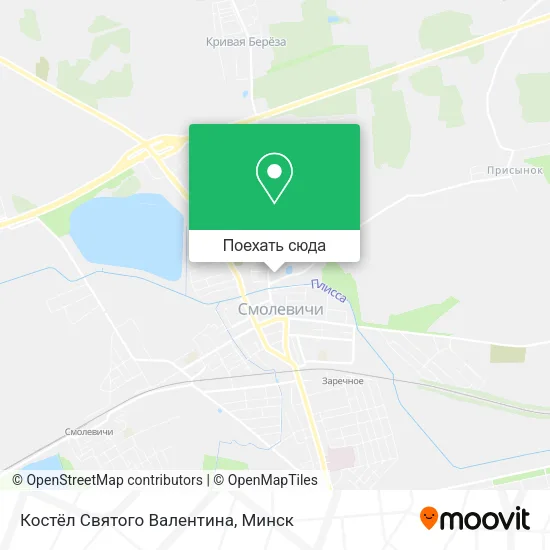 Карта Костёл Святого Валентина