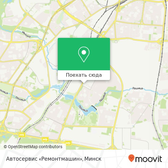 Карта Автосервис «Ремонтмашин»