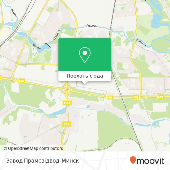 Карта Завод Прамсвідвод