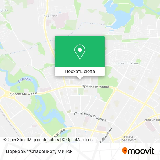 Карта Церковь ""Спасение""