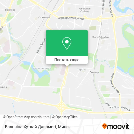 Карта Бальніца Хуткай Дапамогі