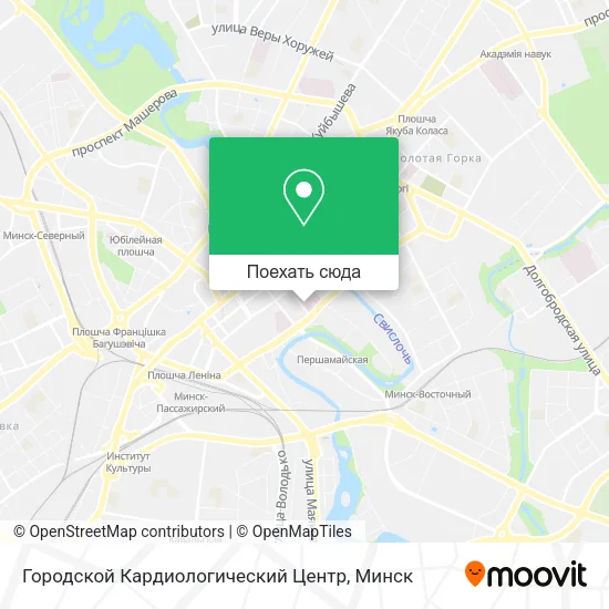 Карта Городской Кардиологический Центр