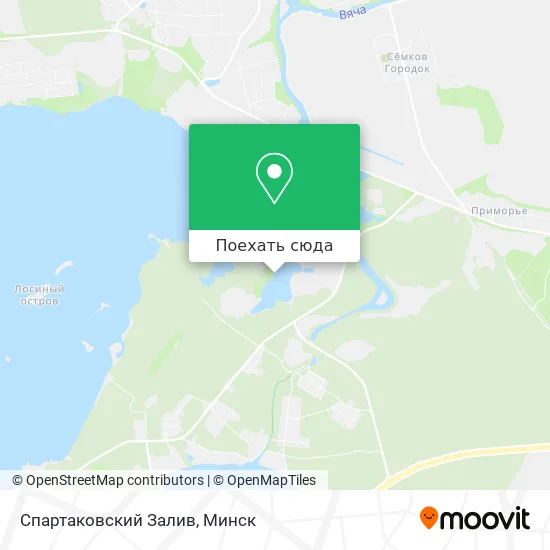 Карта Спартаковский Залив