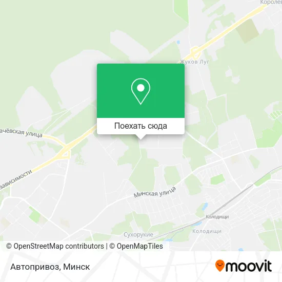 Карта Автопривоз