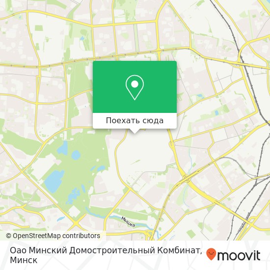 Карта Оао Минский Домостроительный Комбинат