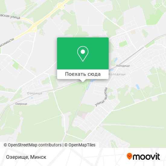 Карта Озерище