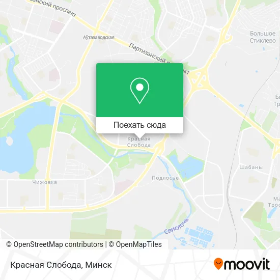 Карта Красная Слобода