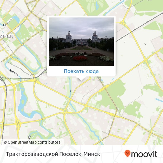 Карта Тракторозаводской Посёлок