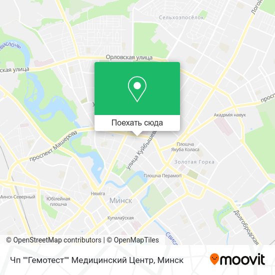 Карта Чп ""Гемотест"" Медицинский Центр