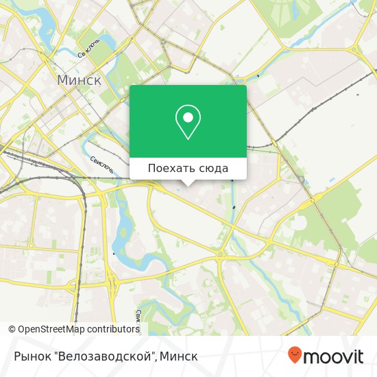Карта Рынок "Велозаводской"