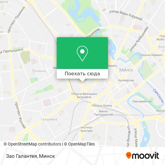 Карта Зао Галантея