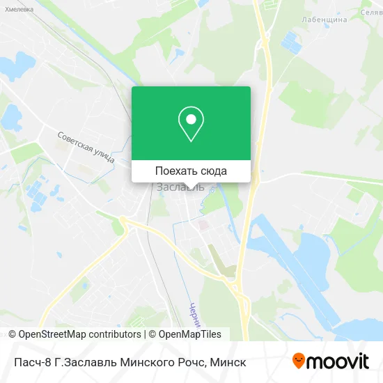 Карта Пасч-8 Г.Заславль Минского Рочс