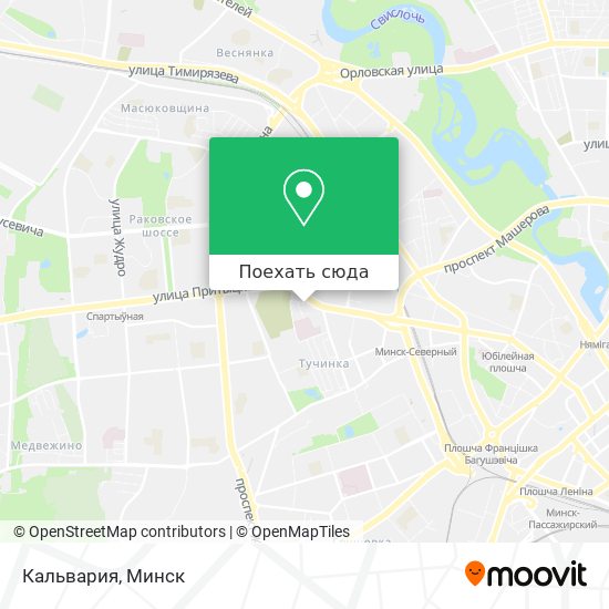 Карта Кальвария