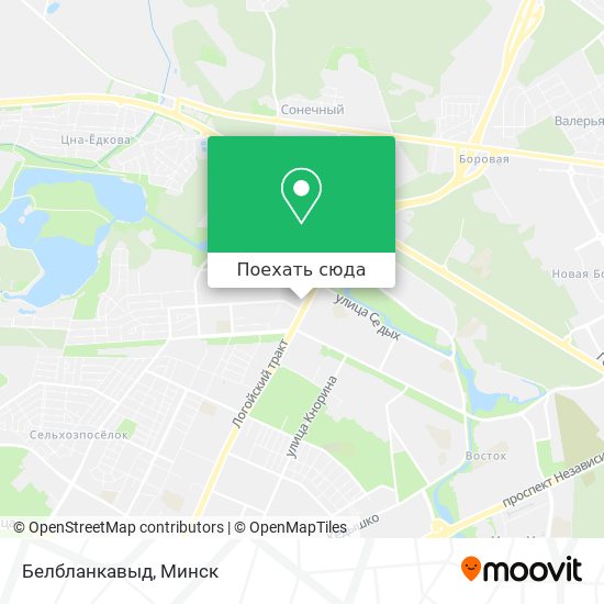 Карта Белбланкавыд