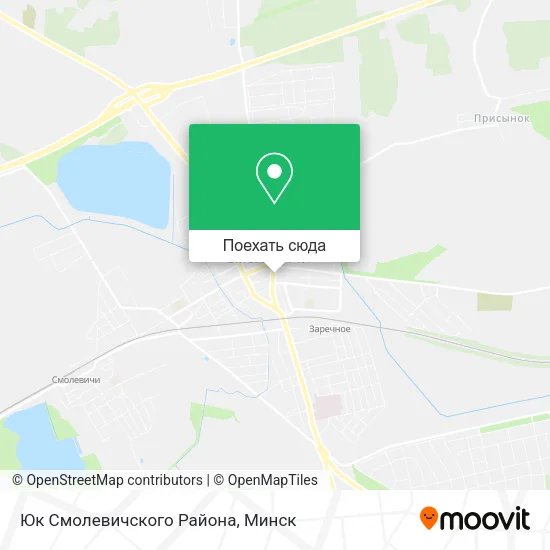 Карта Юк Смолевичского Района