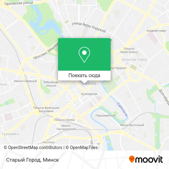 Карта Старый Город