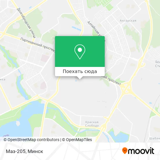 Карта Маз-205