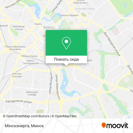 Карта Мінскэнерга