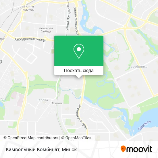 Карта Камвольный Комбинат