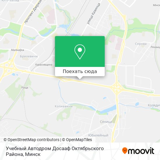 Карта Учебный Автодром Досааф Октябрьского Района