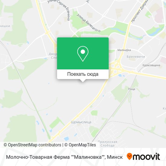 Карта Молочно-Товарная Ферма ""Малиновка""