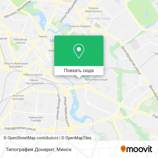 Карта Типография Донарит