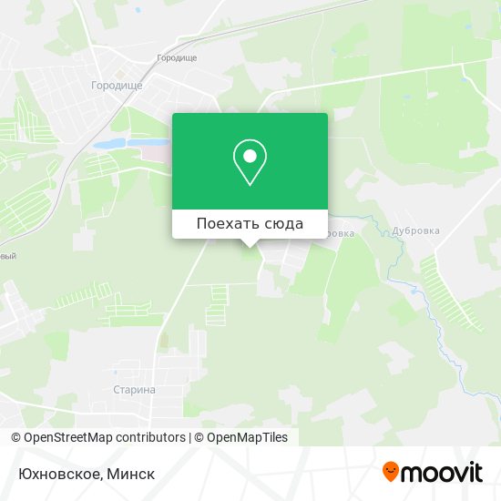 Карта Юхновское