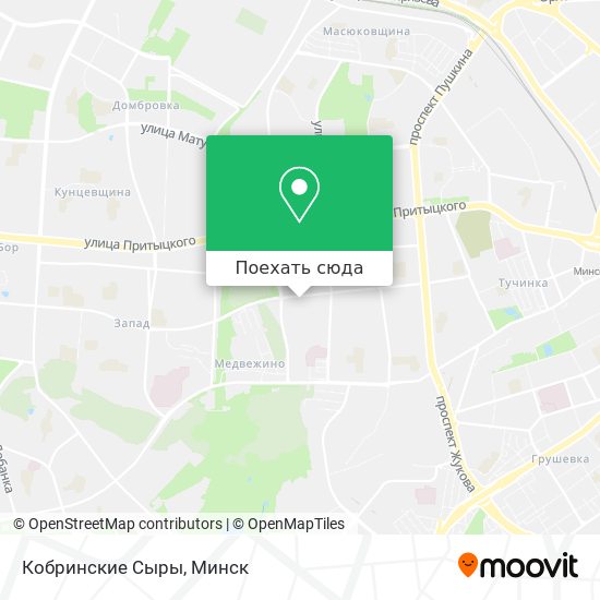 Карта Кобринские Сыры