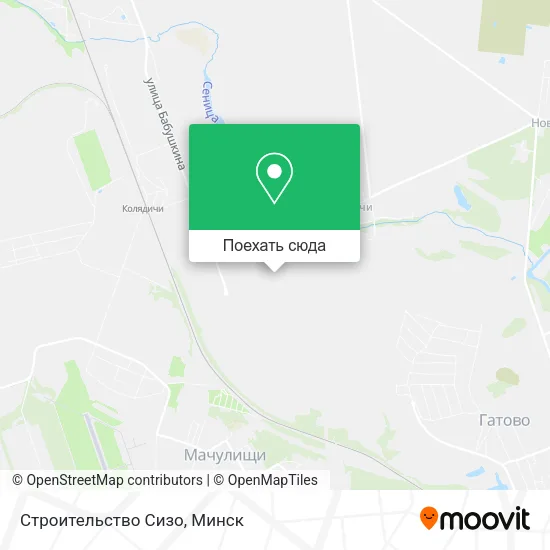Карта Строительство Сизо