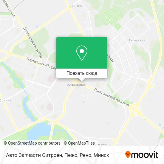 Карта Авто Запчасти Ситроен, Пежо, Рено