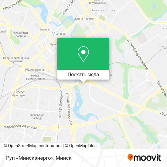Карта Руп «Минскэнерго»