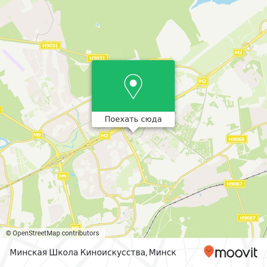 Карта Минская Школа Киноискусства