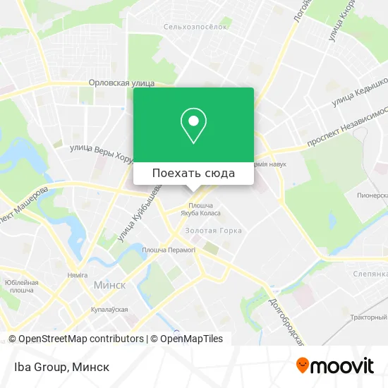 Карта Iba Group