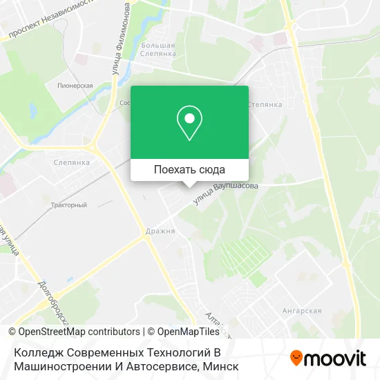 Карта Колледж Современных Технологий В Машиностроении И Автосервисе