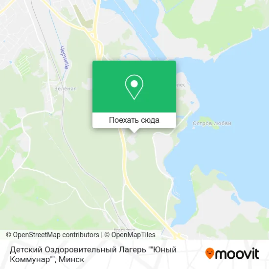 Карта Детский Оздоровительный Лагерь ""Юный Коммунар""