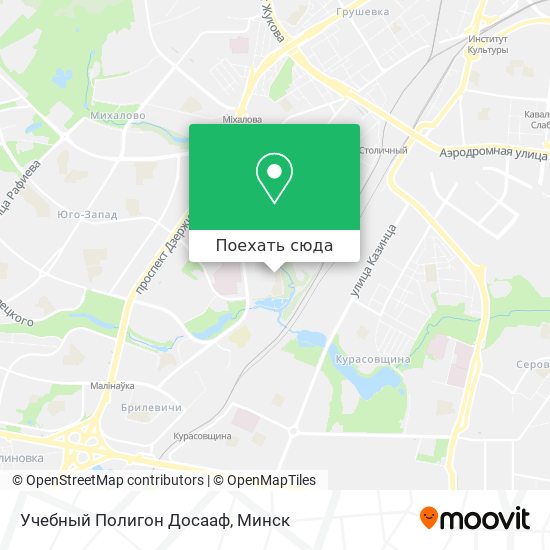 Карта Учебный Полигон Досааф