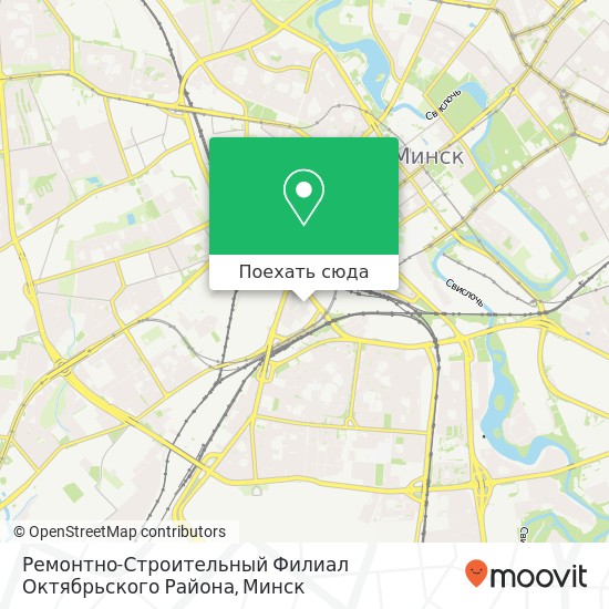 Карта Ремонтно-Строительный Филиал Октябрьского Района
