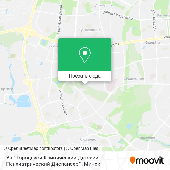 Карта Уз ""Городской Клинический Детский Психиатрический Диспансер""