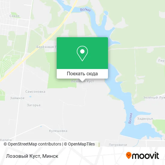 Карта Лозовый Куст