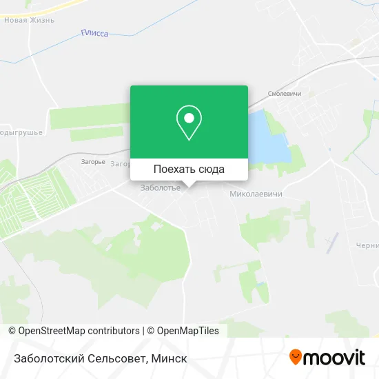 Карта Заболотский Сельсовет