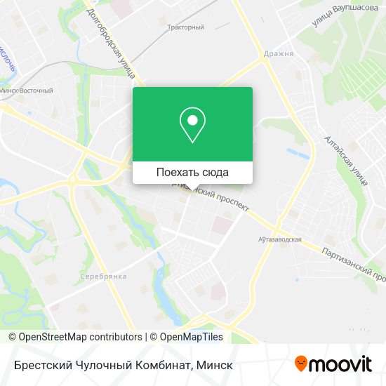 Карта Брестский Чулочный Комбинат