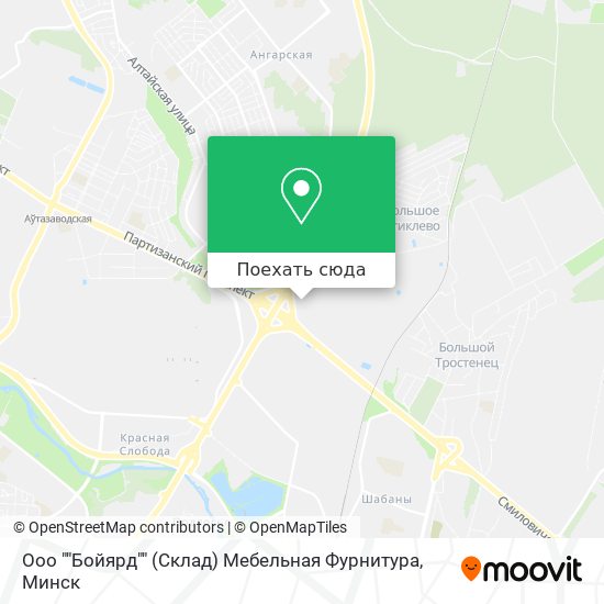 Карта Ооо ""Бойярд"" (Склад) Мебельная Фурнитура