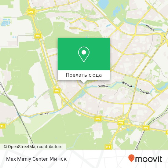 Карта Max Mirniy Center
