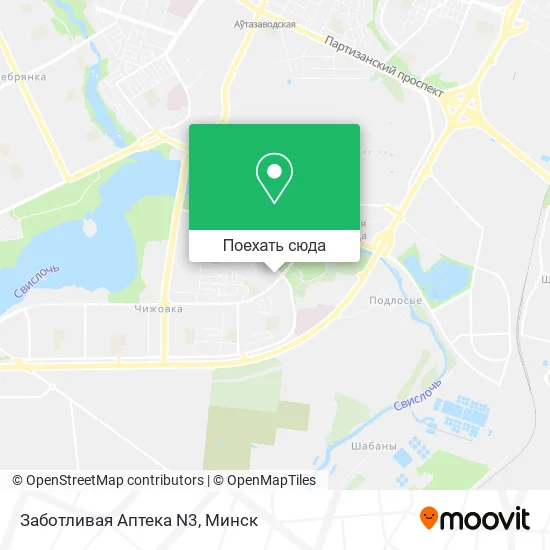 Карта Заботливая Аптека N3