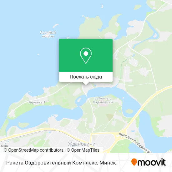 Карта Ракета Оздоровительный Комплекс