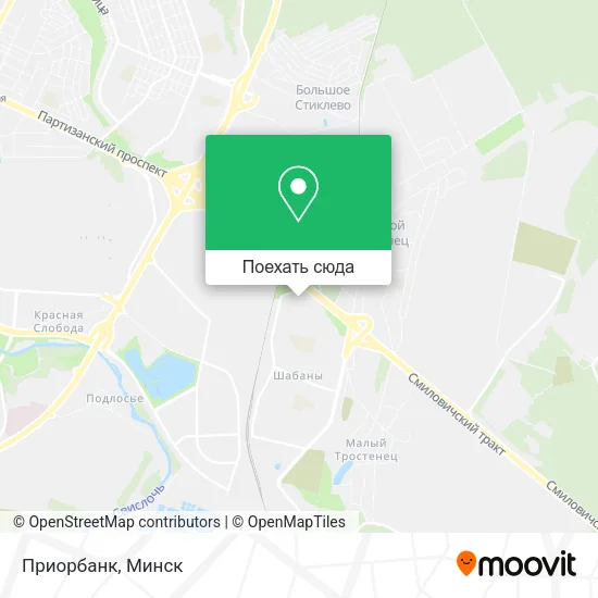 Карта Приорбанк