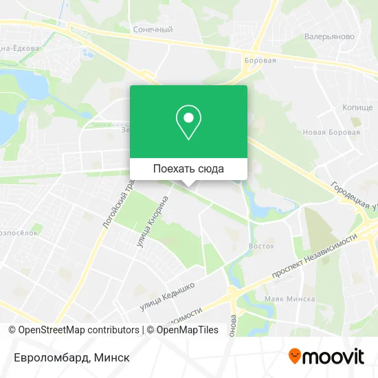 Карта Евроломбард
