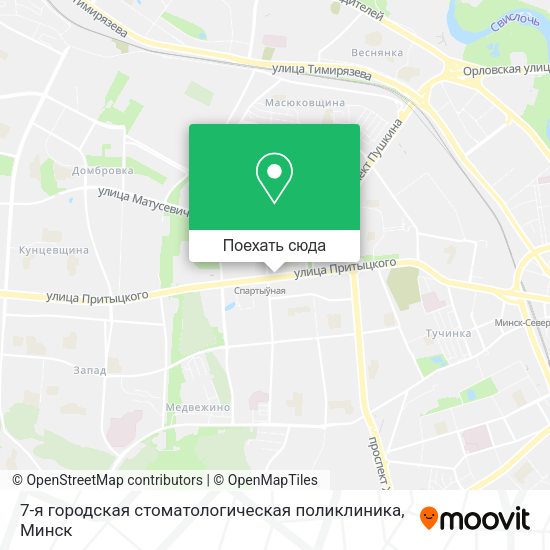 Карта 7-я городская стоматологическая поликлиника