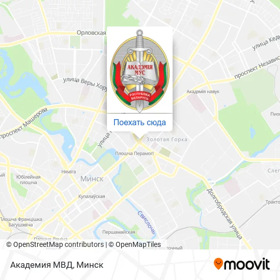 Карта Академия МВД